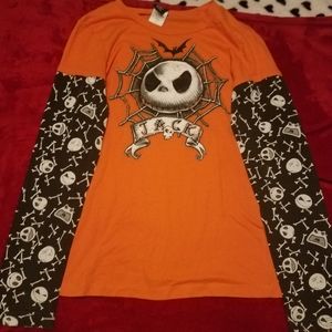 Jack skellington orange long sleeve shirt